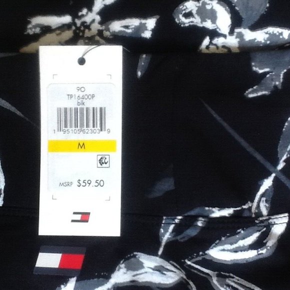 new Tommy Hilfiger Sport Women's Floral High Rise Printed Leggings - Size Medium - Picture 6 of 6